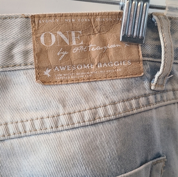 One Teaspoon Awesome Baggies Patchwork Relaxed Leg Jeans - Picture 7 of 8